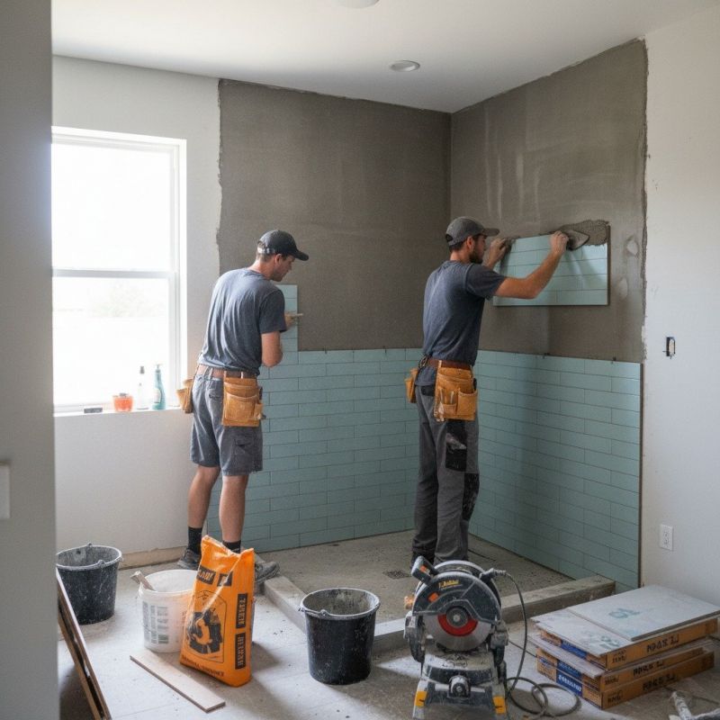 Our team working on Bathroom Remodeling projects in Leonardtown, MD