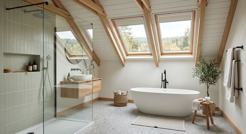 Attic Bathroom Remodeling in Leonardtown, MD