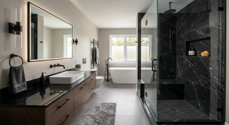 Granite Shower Installation in Leonardtown, MD